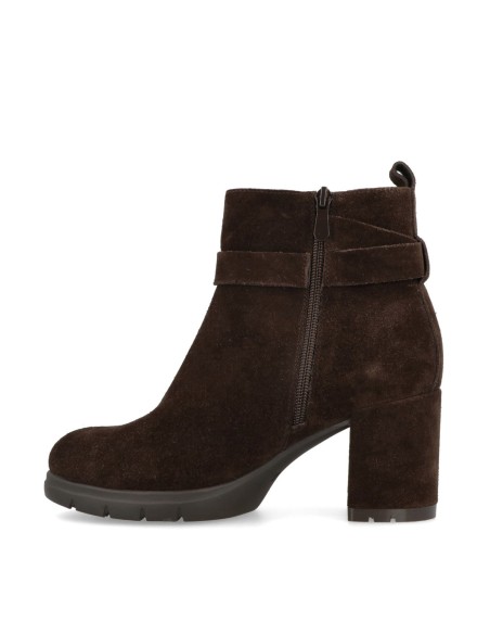 Impronte Fenice Buckle Veloursstiefeletten mit 7 cm Absatz